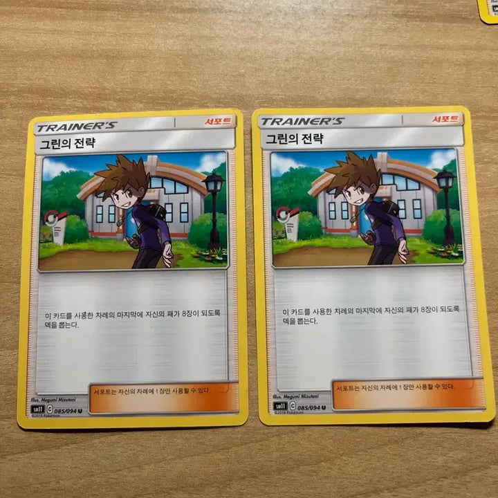 [BUNJANG] Pokemon Green's Strategy Card / 포켓몬 카드 그린의 전략