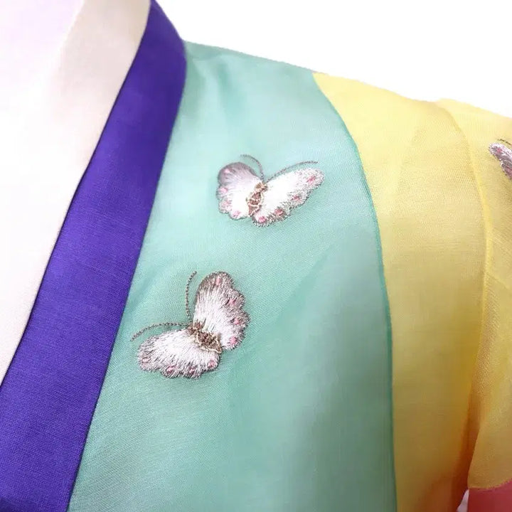 [BUNJANG] Embroidered Women's Hanbok (Size 55-66) / z475 자수 여성한복/여55-66/키160-165/가슴단면45/사놀까