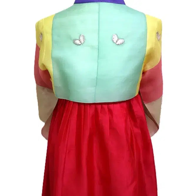 [BUNJANG] Embroidered Women's Hanbok (Size 55-66) / z475 자수 여성한복/여55-66/키160-165/가슴단면45/사놀까