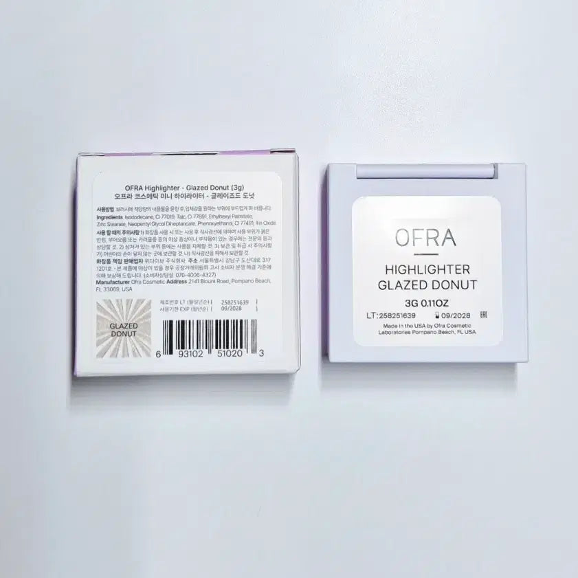 [BUNJANG] Ofra Glazed Donut Highlighter - Mini / [새상품]오프라 하이라이터 미니 글레이즈드도넛