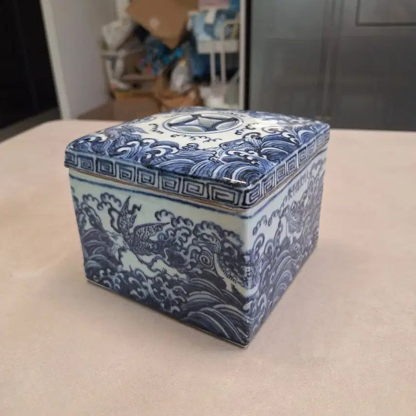 [BUNJANG] Chinese Celadon Porcelain Box / 중국도자기 합