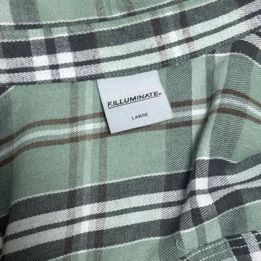 [BUNJANG] Filluminate Checkered Shirt / 필루미네이트 체크셔츠 판매합니다