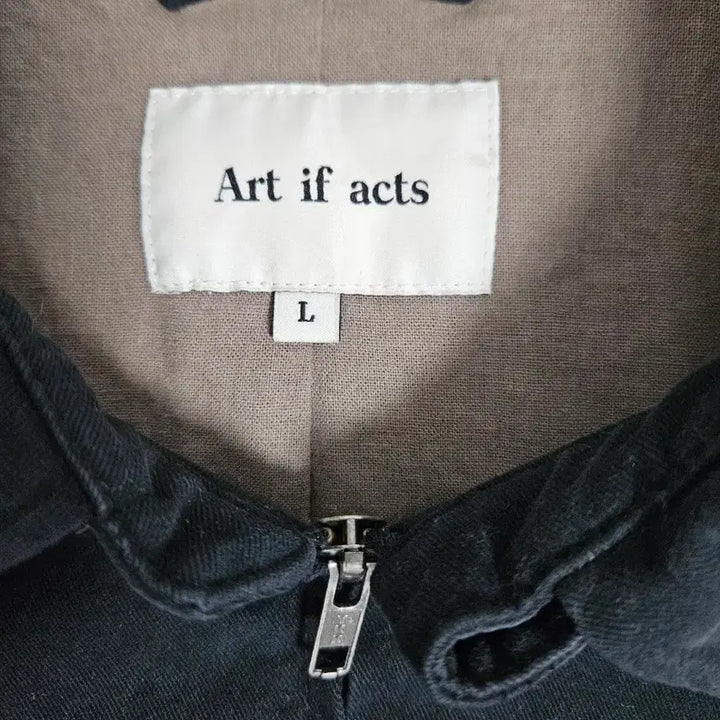 [BUNJANG] Artifacts Washed Swing Jacket Black L / 아트이프액츠 워시드 스윙자켓 블랙 L
