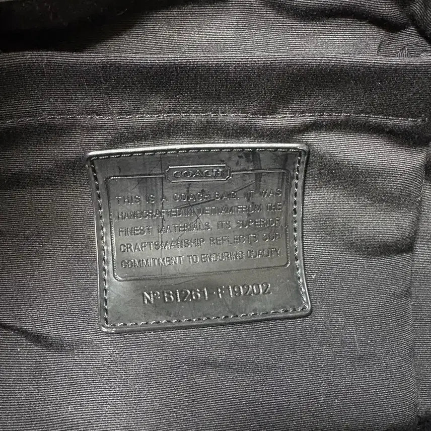 [BUNJANG] Coach Black Tote Bag / 코치 coach 블랙 토트백