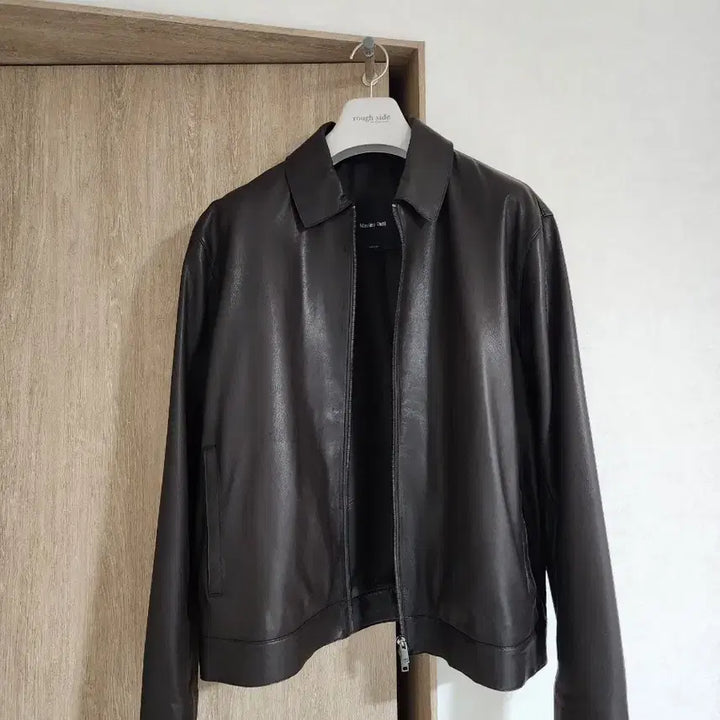 [BUNJANG] Massimo Dutti Nappa Leather Zipper Jacket L / 마시모두띠 나파레더 지퍼 자켓 L