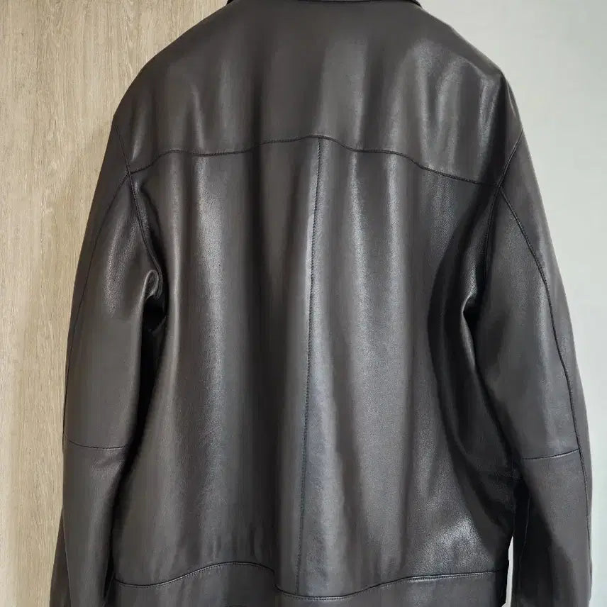 [BUNJANG] Massimo Dutti Nappa Leather Zipper Jacket L / 마시모두띠 나파레더 지퍼 자켓 L