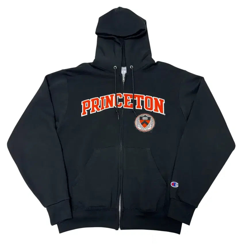 [SOLD OUT] 챔피온 프린스턴 후드집업 블랙 S