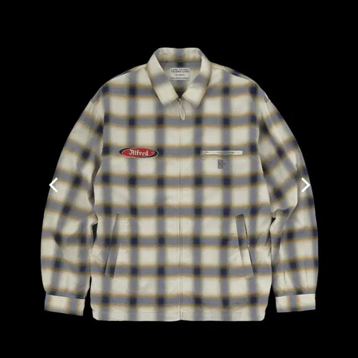 [BUNJANG] Alfred Mustard Check Jacket (M) / 알프레드 자켓 (M)