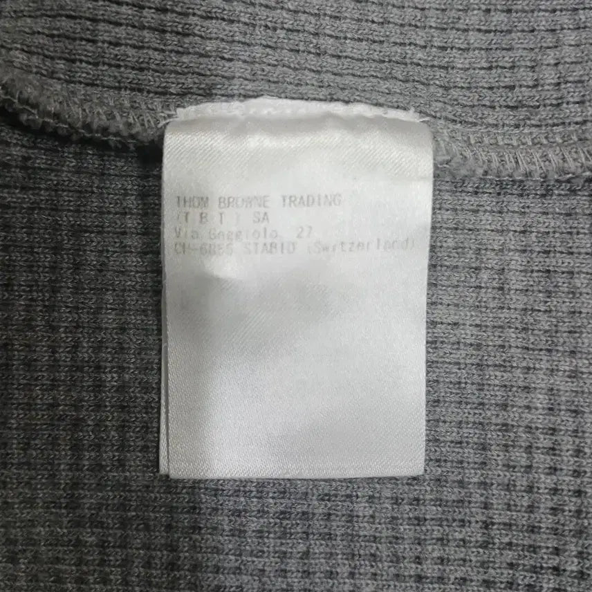 [BUNJANG] Thom Browne Gray Diagonal Knit Sweater / [신형 새상품급 남성용] 톰브라운 회색 사선 니트 4 사이즈