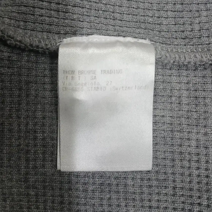 [BUNJANG] Thom Browne Gray Diagonal Knit Sweater / [신형 새상품급 남성용] 톰브라운 회색 사선 니트 4 사이즈