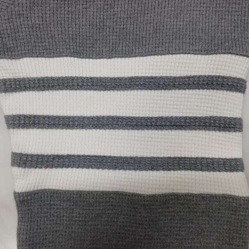 [BUNJANG] Thom Browne Gray Diagonal Knit Sweater / [신형 새상품급 남성용] 톰브라운 회색 사선 니트 4 사이즈