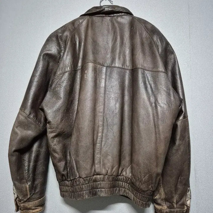 [BUNJANG] ZUFOLD Lambskin Shell Leather Jacket / 90년대 ZUFOLD 양가죽 셸 레더자켓