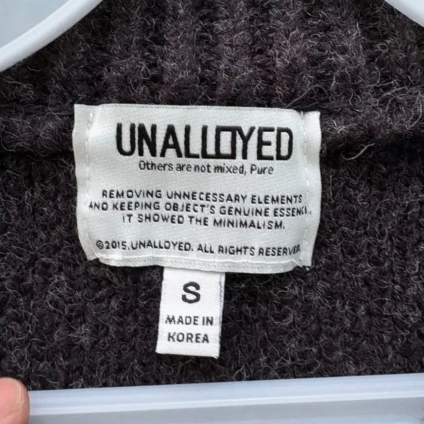 [BUNJANG] Anonlloyd Logo Oversized Knit Sweater / 만원샵 어널로이드 로고 오버핏 니트 S(M)
