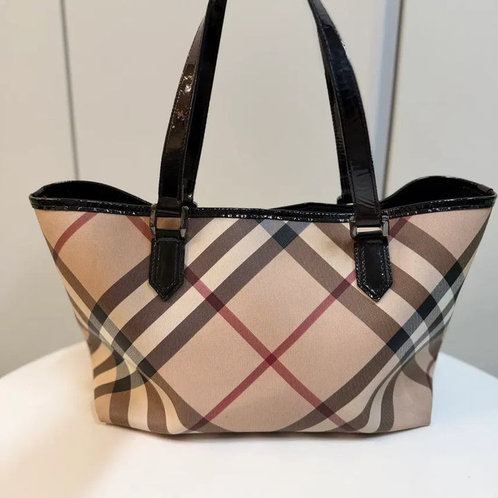 [BUNJANG] Burberry Check Tote Bag / 버버리 체크 토드백