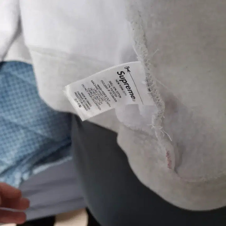 [BUNJANG] Supreme S-Logo Hoodie Gray / 슈프림 S로고 후드집업 그레이 24fw