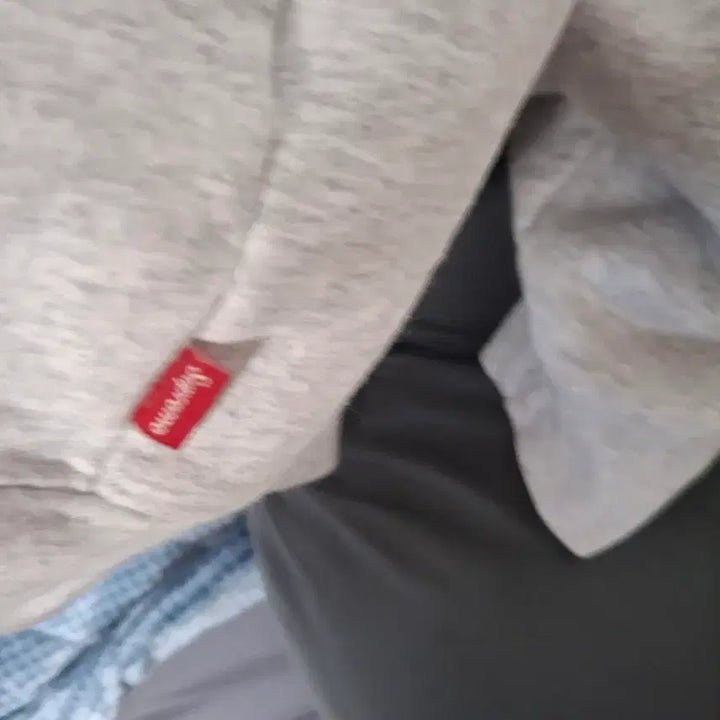 [BUNJANG] Supreme S-Logo Hoodie Gray / 슈프림 S로고 후드집업 그레이 24fw