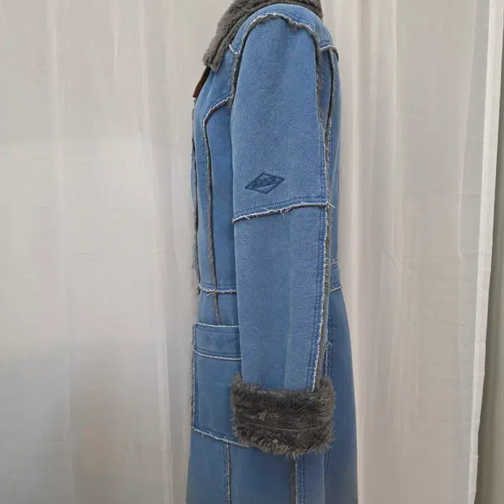 [BUNJANG] DIESEL Denim Shearling Coat / 상태좋음.하자X ) 디젤(DIESEL) 데님 퍼 무스탕.시어링코트