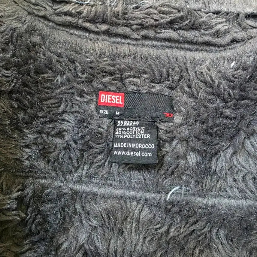 [BUNJANG] DIESEL Denim Shearling Coat / 상태좋음.하자X ) 디젤(DIESEL) 데님 퍼 무스탕.시어링코트