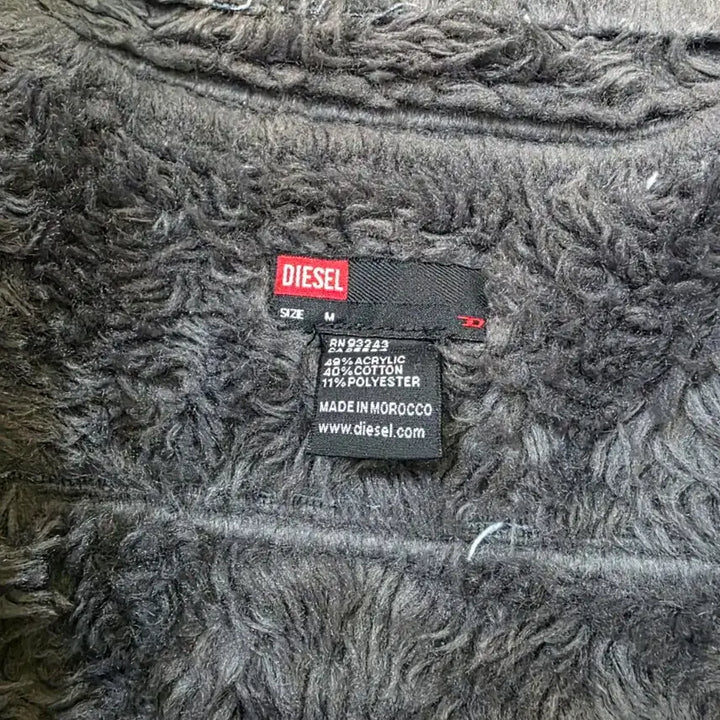 [BUNJANG] DIESEL Denim Shearling Coat / 상태좋음.하자X ) 디젤(DIESEL) 데님 퍼 무스탕.시어링코트