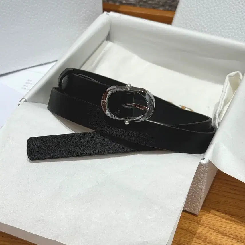[BUNJANG] Dior CD Buckle Belt / 디올 블랙 CD 버클 벨트