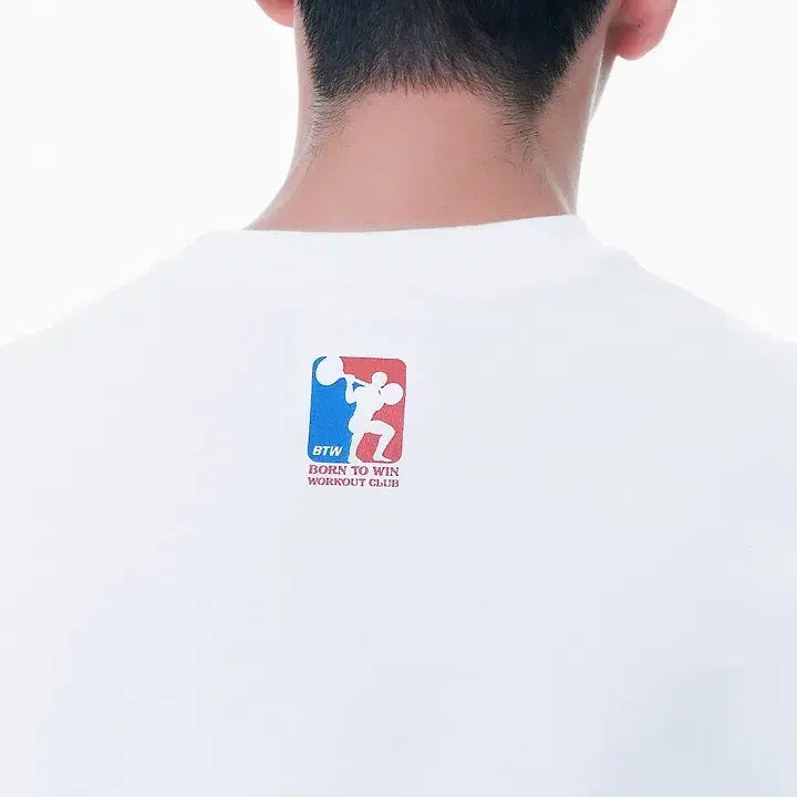 [BUNJANG] Born To Win Square Logo T-shirt (White, Size 2) / 새상품)본투윈 스퀘어 로고 티셔츠 화이트 2사이즈