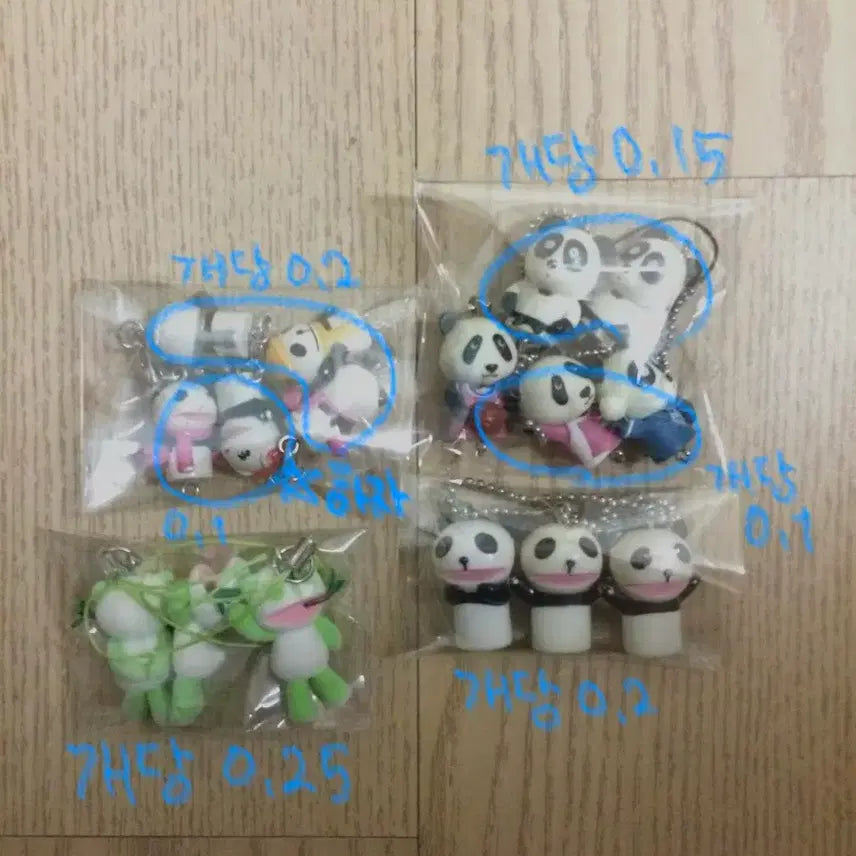[BUNJANG] Unspecified Panda Keychain / 생차팬더 키링