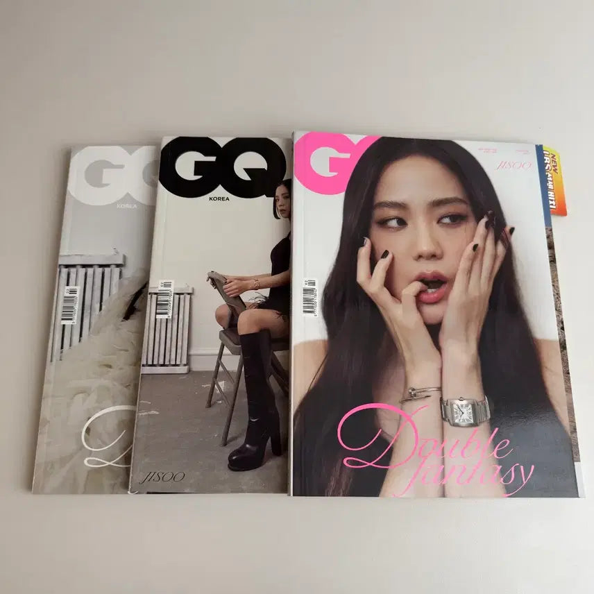 [BUNJANG] GQ Korea Jisoo February 2023 Magazine Cover / GQ 코리아 2023년 2월호 지수 커버 3권 1셋트 블랙핑크