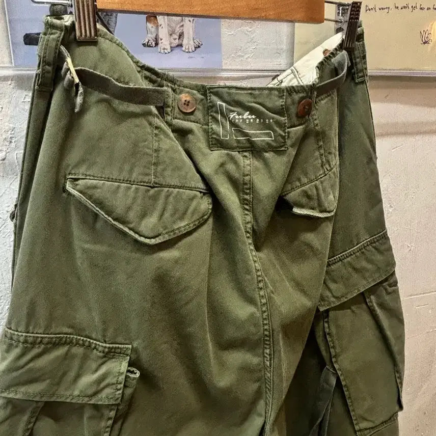 [BUNJANG] FUBU Military Cargo Pants / FUBU 밀리터리 카고 팬츠