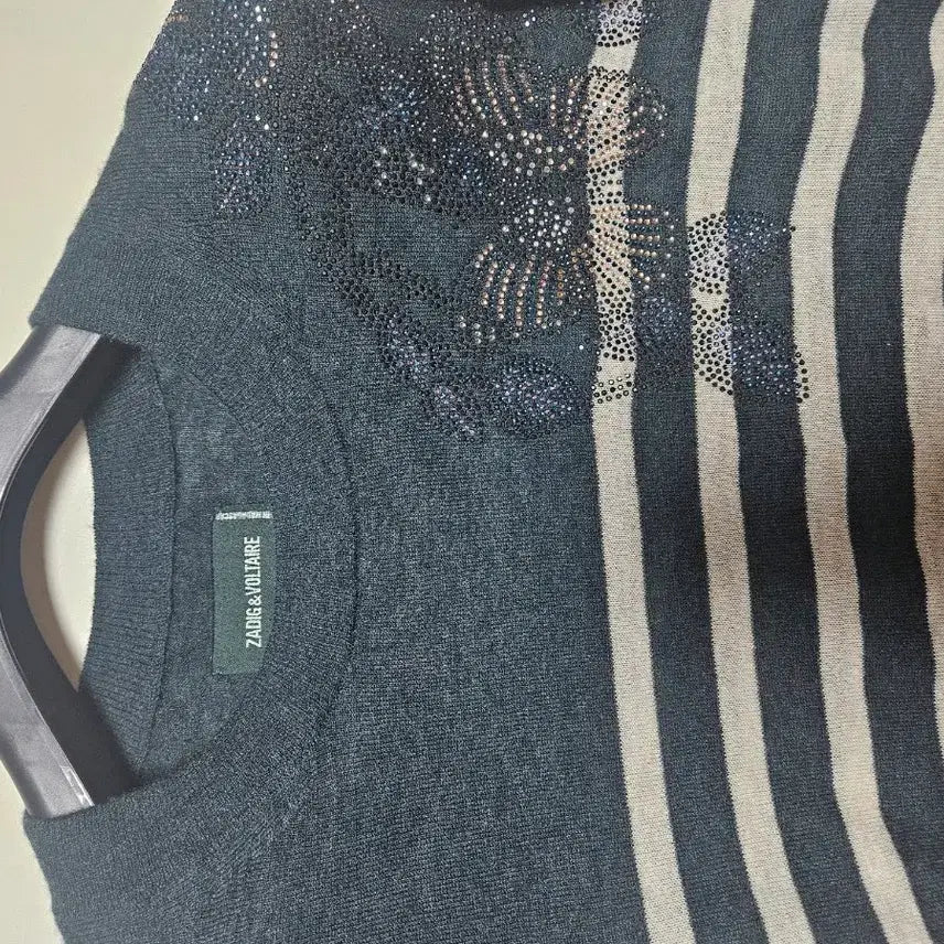 [BUNJANG] Zadig & Voltaire Cashmere Bead Knit Sweater / 쟈딕앤볼테르 캐시미어 비즈 니트 새상품