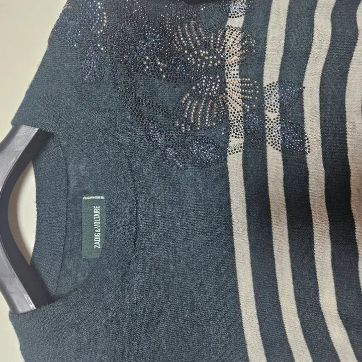 [BUNJANG] Zadig & Voltaire Cashmere Bead Knit Sweater / 쟈딕앤볼테르 캐시미어 비즈 니트 새상품