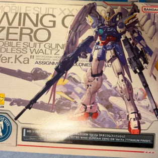 [BUNJANG] MG Wing Zero Ver.Ka Titanium Finish Model Kit / MG 윙제로 ver.ka(버카) 티타늄 피니쉬 미개봉