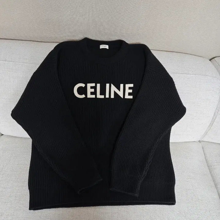 [BUNJANG] Celine Oversized Sweater XS Black / 셀린느 오버사이즈 스웨터 니트 XS 블랙 xs
