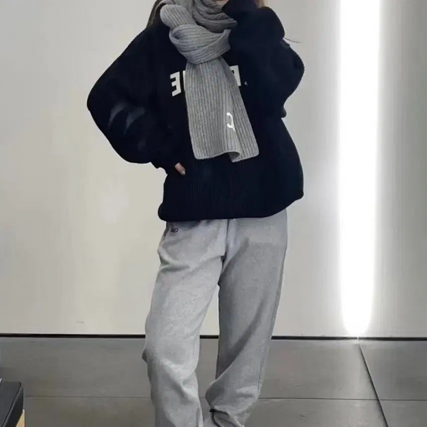 [BUNJANG] Celine Oversized Sweater XS Black / 셀린느 오버사이즈 스웨터 니트 XS 블랙 xs