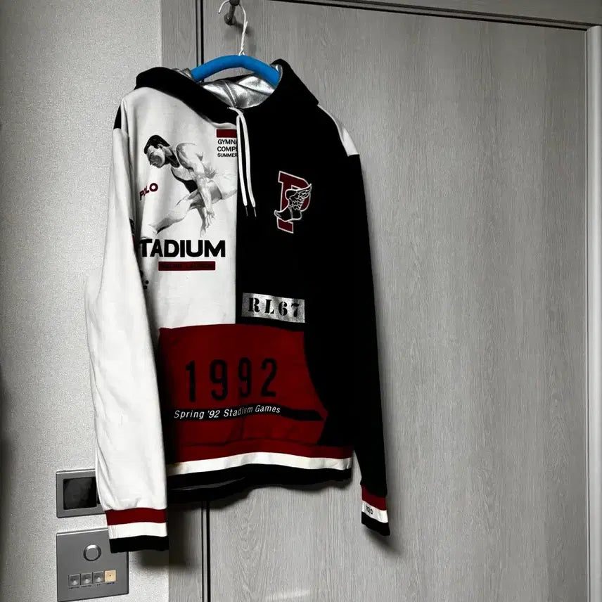 [BUNJANG] Polo Ralph Lauren Black Label 1992 Stadium Hoodie / 폴로랄프로렌 블랙라벨 1992 스타디움 후디stadium hoodie