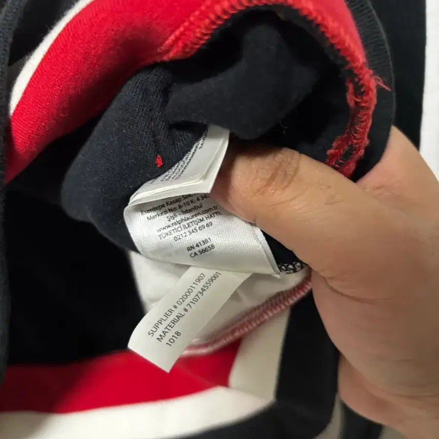 [BUNJANG] Polo Ralph Lauren Black Label 1992 Stadium Hoodie / 폴로랄프로렌 블랙라벨 1992 스타디움 후디stadium hoodie