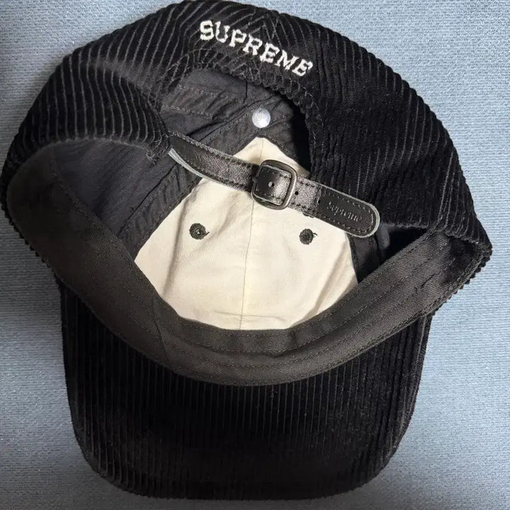 [BUNJANG] Supreme Corduroy S-Logo 6-Panel Cap / 슈프림 코듀로이 S로고 6-패널 블랙-24Fw