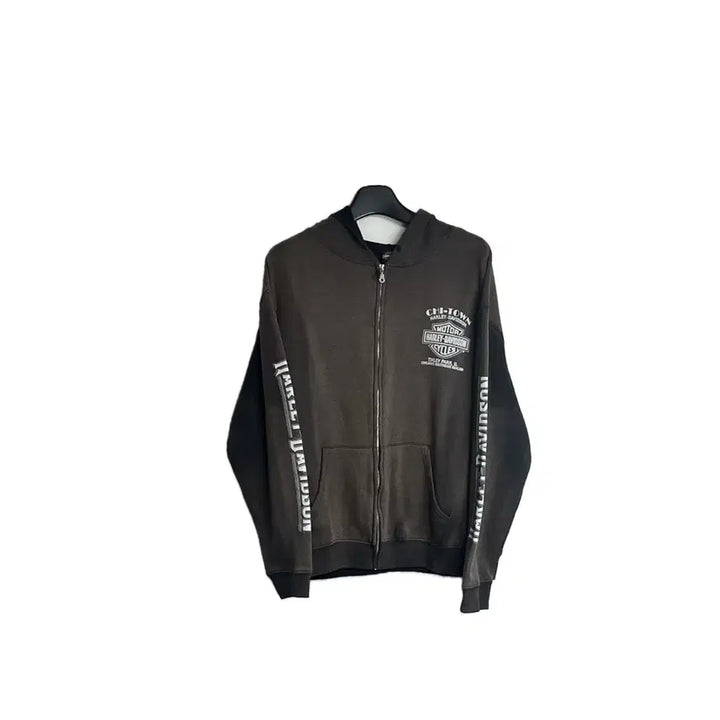 [BUNJANG] Vintage Harley Davidson Hooded Zip-up / 빈티지 할리데이비슨 후드집업