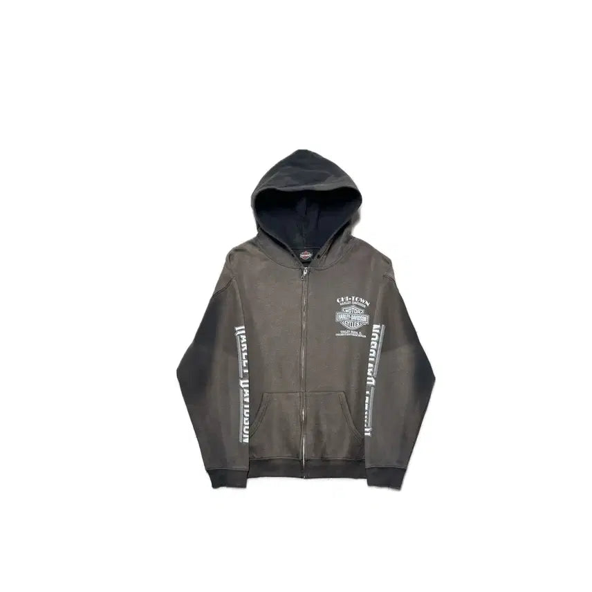 [BUNJANG] Vintage Harley Davidson Hooded Zip-up / 빈티지 할리데이비슨 후드집업