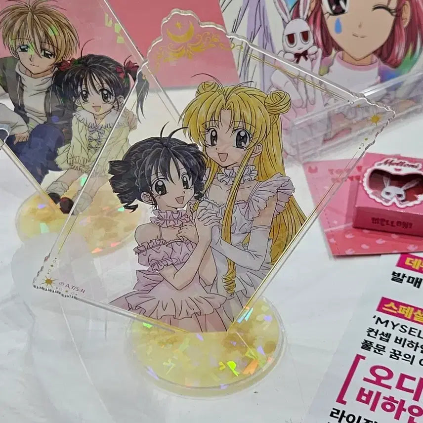 [BUNJANG] Moonlight Angel Luna &amp; Full Moon Acrylic Stand / 달빛천사 팝업 루나&amp;풀문 아크릴 스탠드 정가양도