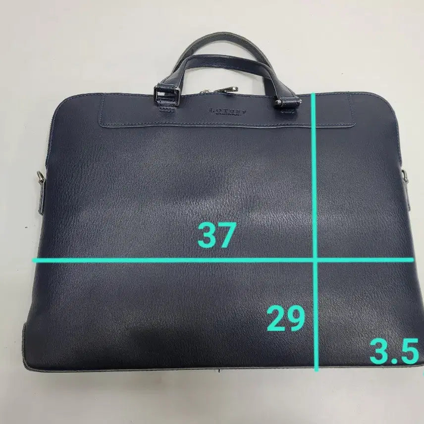 [BUNJANG] ROTUFF Briefcase Leather Handbag / ROTUFF 로터프 브리프케이스 가죽 서류가방