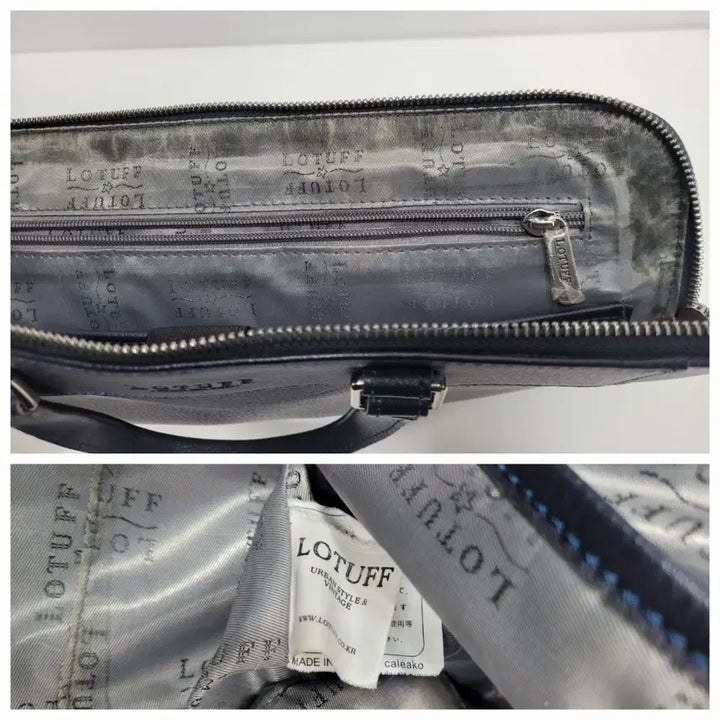 [BUNJANG] ROTUFF Briefcase Leather Handbag / ROTUFF 로터프 브리프케이스 가죽 서류가방