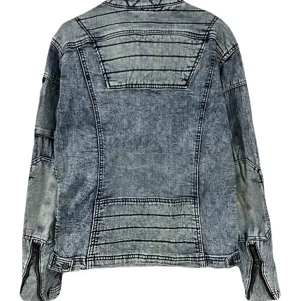 [BUNJANG] M CODURA Biker Denim Jacket / [M] CODURA 코듀라 바이커 데님집업자켓