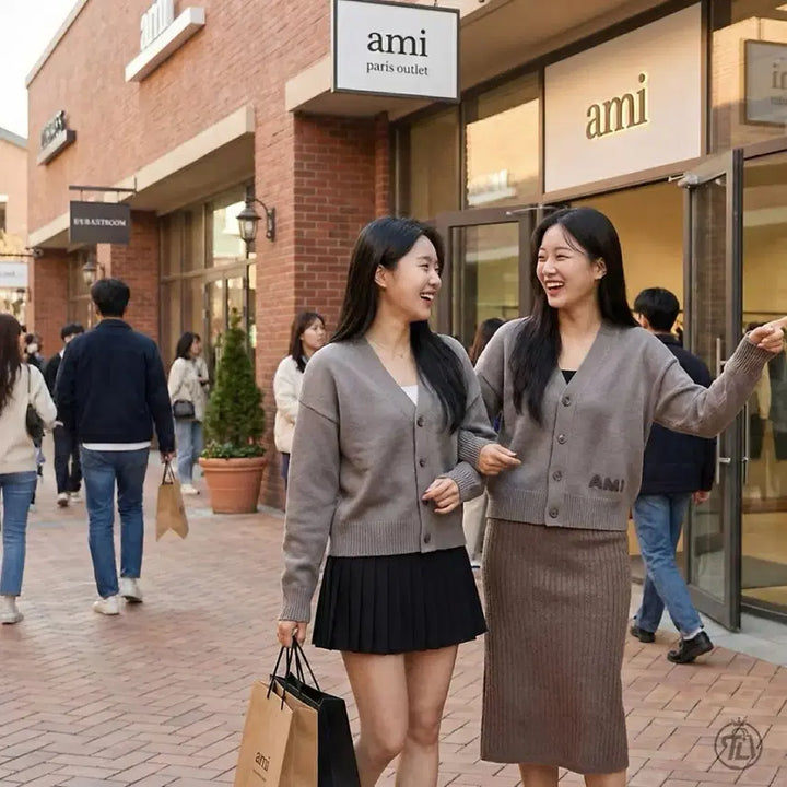 [BUNJANG] AMI Crochet Cardigan / AMI 아미 크로셰 가디건