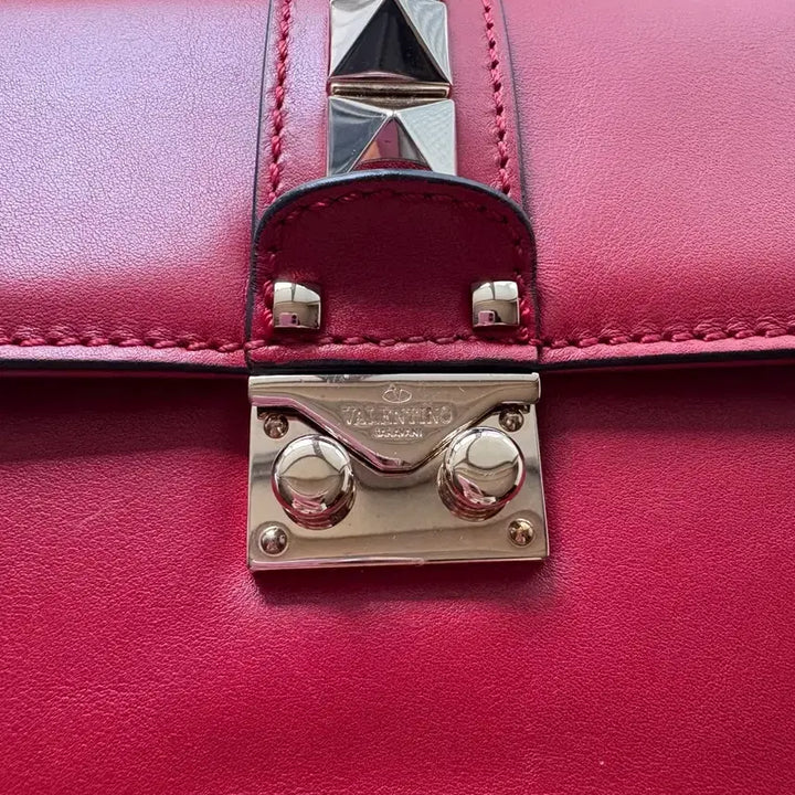 [BUNJANG] Valentino Rockstud Chain Bag Red / 발렌티노 락스터드 체인백 레드 풀구성 상태좋음