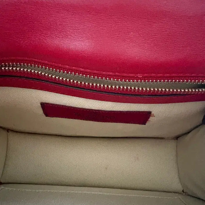 [BUNJANG] Valentino Rockstud Chain Bag Red / 발렌티노 락스터드 체인백 레드 가방 풀구성 상태좋음