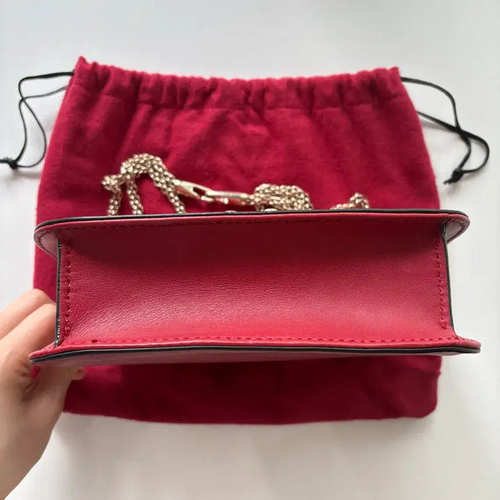 [BUNJANG] Valentino Rockstud Chain Bag Red / 발렌티노 락스터드 체인백 레드 풀구성 상태좋음