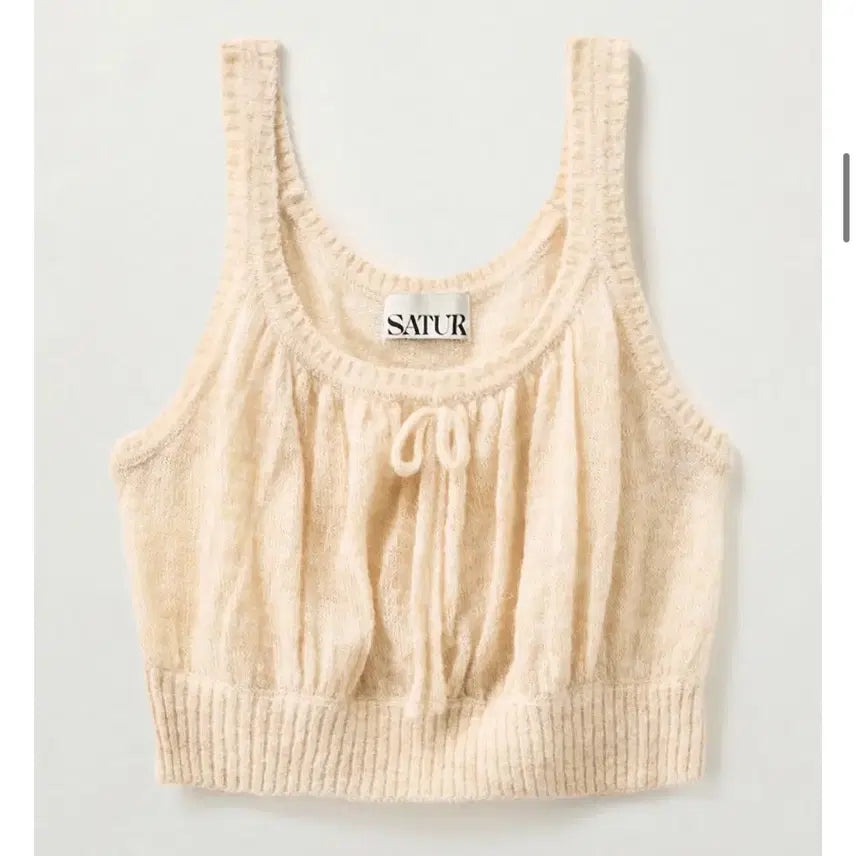 [BUNJANG] Setter Knit Bustier Cream S / 세터 니트뷔스티에 크림S