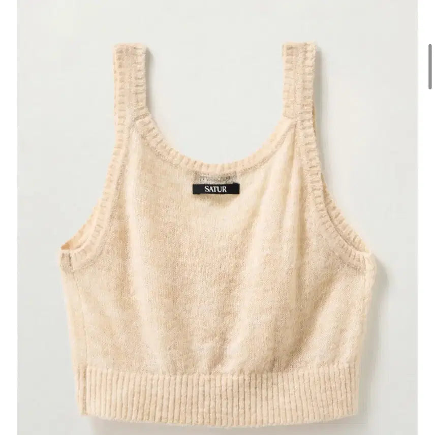 [BUNJANG] Setter Knit Bustier Cream S / 세터 니트뷔스티에 크림S