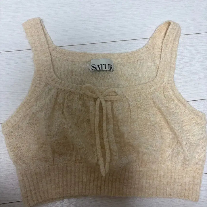 [BUNJANG] Setter Knit Bustier Cream S / 세터 니트뷔스티에 크림S