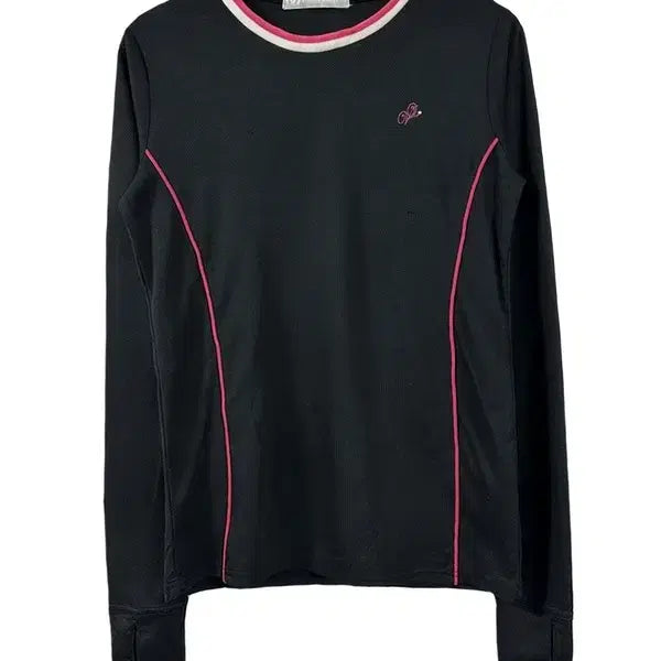 [BUNJANG] VISION Round Line Point Long Sleeve T-shirt / [S] VISION 라운드 라인포인트 긴팔티